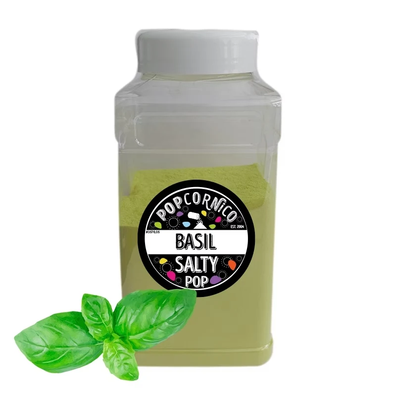 Salty Pop Basilikum – Produktverpackung